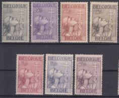 Belgium 1933 TBC, CROIX De LORRAINE Mi#366-372 Mint Hinged - Unused Stamps