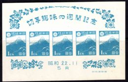 Japan 1947 Mi#Block 14 Mint Never Hinged - Ongebruikt