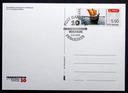 Denmark 2010 Viking Ship ATM/Frama Labels  MiNr.57    FDC  CARDS  ( Lot  6538) - Automatenmarken [ATM]