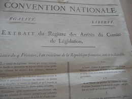 Grande Affiche Placard 2 X A3 Environs  Le Mans Assemblée Primaire Révolution élections - Decrees & Laws