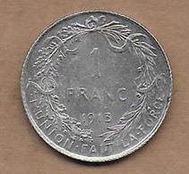1 Franc Argent 1913 FR - 1 Franco