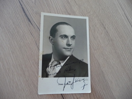 Carte Photo Artiste José Janson Autographe - Zangers En Musicus