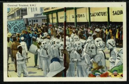 Ref 1306 - Postcard - Carnival In Trinidad - BWI British West Indies - Trinidad