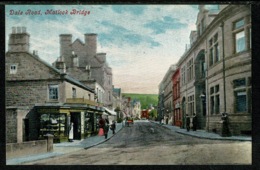 Ref 1306 - Early Postcard - Shops Dale Street - Matlock Bridge - Peak District Derbyshire - Derbyshire