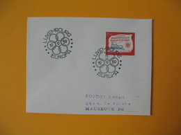 Luxembourg  1959  Enveloppe  Pour La France  Chemin De Fer  à Voir - Maschinenstempel (EMA)