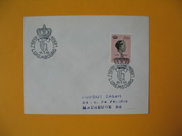 Luxembourg  1959  Enveloppe  Pour La France  Grande Duchesse  à Voir - Machines à Affranchir (EMA)