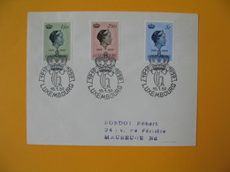 Luxembourg  1959  Enveloppe  Pour La France  Grande Duchesse  à Voir - Frankeermachines (EMA)