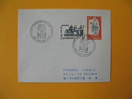 Luxembourg  1960  Enveloppe  Pour La France   Aide Aux Réfugiés  à Voir - Maschinenstempel (EMA)
