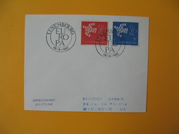 Luxembourg  1961  Enveloppe  Pour La France   Europa    à Voir - Machines à Affranchir (EMA)