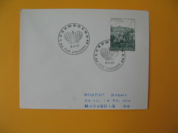 Luxembourg  1961  Enveloppe  Pour La France   Tourisme Vue De Clervaux    à Voir - Macchine Per Obliterare (EMA)