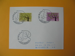 Luxembourg  1962  Enveloppe  Pour La France   Europa    à Voir - Frankeermachines (EMA)