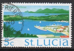 St Lucia 1970 Single 5c Stamp From The Definitive Series. - Ste Lucie (...-1978)