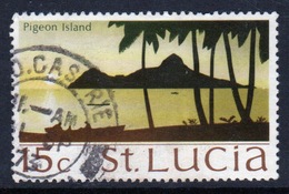 St Lucia 1970 Single 15c Stamp From The Definitive Series. - Ste Lucie (...-1978)