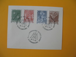 Luxembourg 1966 Enveloppe Pour La France  Tricentenaire De Notre Dame De Luxembourg  à Voir - Maschinenstempel (EMA)