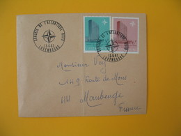 Luxembourg 1967 Enveloppe Pour La France  Conseil De L'O.T.A.N.  à Luxembourg  à Voir - Maschinenstempel (EMA)