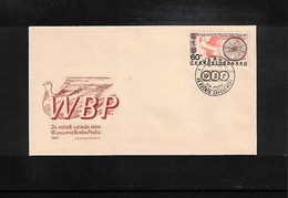 Czechoslovakia 1967 Warszawa - Berlin - Praha Cycling Race Interesting Cover - Radsport