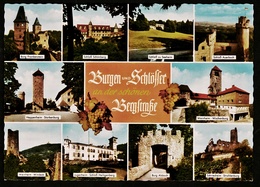 Bergstrasse  -  Burgen Und Schlösser  -  Mehrbild-Ansichtskarten  Ca. 1970   (11134) - Heppenheim