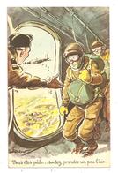 Illustrateur Paul Ordner-Aviation -Parachute (D.1480) - Ordner, P.