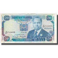 Billet, Kenya, 20 Shillings, 1989-07-01, KM:25b, TB+ - Kenia