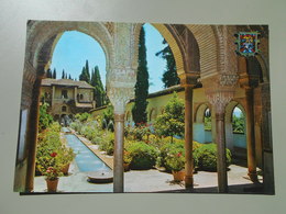 ESPAGNE ANDALUCIA GRANADA GENERALIFE ARCADAS PATIO ACEQUIA - Granada