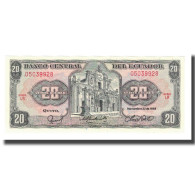 Billet, Équateur, 20 Sucres, 1988, 1988-11-22, KM:121Aa, NEUF - Ecuador