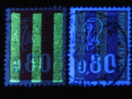 France 1974 - Variété -  Marianne De Béquet 3 Bandes De Phosphore + 1 Sans Bande De Phosphore   Y&T N° 1816 (o) - Used Stamps
