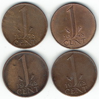 The Netherlands 1948, 1 Cent - 1 Centavos