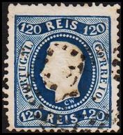 1867. Luis I. 120 REIS. (Michel 32) - JF304227 - Used Stamps