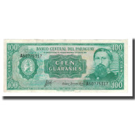 Billet, Paraguay, 100 Guaranies, L1952 (1982), KM:205, SUP - Paraguay