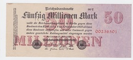 Billet De 50 Million Mark Du 25-7-1923 Uniface   Pick 98b - Sonstige & Ohne Zuordnung