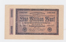 Billet De 1 Million Mark Du 25-7-1923 Uniface   Pick 93 - Sonstige & Ohne Zuordnung