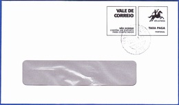 Cover CTT, Valde De Correio - TAXA PAGA / Postmark - Loures Shoping - Storia Postale