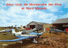 MONTENDRE-les-PINS - Aéro-Club De Montendre-les-Pins Et Nord Blayais - Avions Au Parking "Petit Prince", "F-BSBO" - Montendre