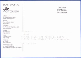 CTT Correios, Bilhete Postal, 1997 - TAXA PAGA - Covers & Documents