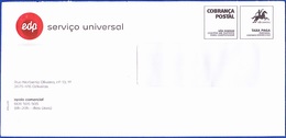 Cover - EDP, Serviço Universal - COBRANÇA POSTAL . TAXA PAGA - Storia Postale