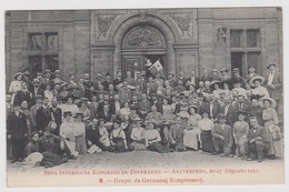 Delcampe - AKEO Card 7th World Esperanto Conference In Antwerp With Text In Esperanto  Universala Kongreso En Antverpeno 1911 - Esperanto