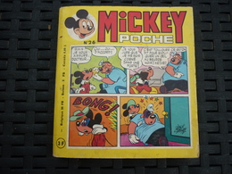 Mickey Poche Mensuel N°26/ Edi Monde, Juin 1976 - Originele Uitgave - Frans