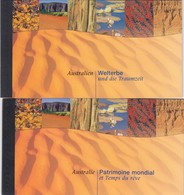 NATIONS UNIES - 1999 LOT DE 2 CARNETS 2 LANGUES - AUSTRALIE PATRIMOINE MONDIAL - 6 FEUILLETS DE 4 TIMBRES / 1 - Markenheftchen