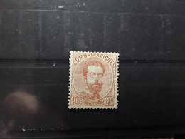 ESPAGNE / ESPANA / SPAIN / SPANIEN ,1872 AMEDEO I,yvert No 124,40 C Brun Orange Neuf * MH Bon Centrage TB Cote 80 Euros - Nuevos