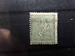 ESPAGNE / ESPANA / SPAIN / SPANIEN ,1873 Republica,  Yvert No 132 , 10 C Vert , Neuf * MH TB - Unused Stamps