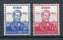 1957-IRLANDA - W.BROWN - 2 VAL.-M.N.H.- LUXE !! - Neufs