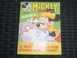 Mickey Poche Mensuel N°144/ Éditions Edi-Monde, Mars 1986 - Originele Uitgave - Frans