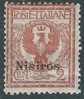 1912 EGEO NISIRO AQUILA 2 CENT MH * - RA3-2 - Aegean (Nisiro)