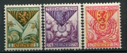 13386  PAYS-BAS  N°162/4 *  Série  Armoiries De Provinces   1925   TB - Nuevos