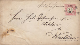 Deutsches Reich Postal Stationery Ganzsache Wrapper Striefband Bande Journal BREMEN 1889 WIESBADEN - Sonstige & Ohne Zuordnung