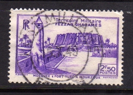 FEZZAN E GHADAMES 1946 TERRITORIO MILITARE MILITAIRE FORT DE MURZUK FORTE 2.50f USATO USED OBLITERE' - Nuevos