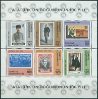 Turquie - 1981 - Yt BF 21 - Centenaire De La Naissance D'Atatürk - ** - Unused Stamps