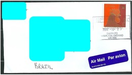 CANADA To Brazil - Cover Circulated In 2017 - Ontario - Hamilton - Bird - GN 0146 - Briefe U. Dokumente