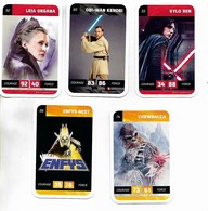 Lot De 11 Cartes De Collection Star Wars Leclerc 2018 - Star Wars