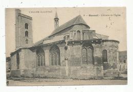 Cp,03 ,  GANNAT ,  L'abside De L'église ,  Voyagée  1909 - Autres & Non Classés